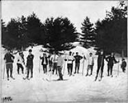 [Unidentified group of skiers] [graphic material] 1896.