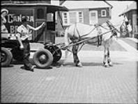 Delivery wagon, Canada Bread, Roselawn Avenue. 23 June 1947