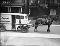 Delivery wagon Borden's Milk Prince Arthur Avenue. 12 June 1947
