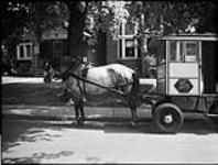 Delivery wagon, Olive Farm Dairy Ltd., Edgewood Crescent. 30 JUly 1947