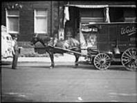 Delivery wagon, Weston's Bread, Shuter Street. 10 July 1947