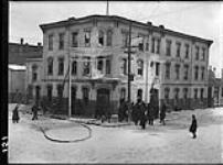 Chapman House after fire, Sarnia, [Ont.]. 1907
