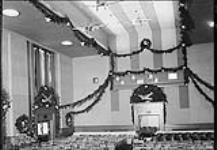 Lecture Hall, Photo Establishment, ready for children's Xmas tree. 23 Dec. 1937