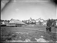 The Monteith House in Rosseau, Lake Rosseau, Muskoka Lakes, Ont. c. 1905.