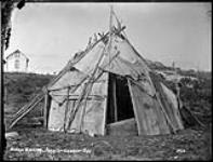 [A birch bark wigwam in Wasauksing First Nation, Ontario] Indian Wigwam, Parry Island, Georgian Bay, Ont. [graphic material] ca. 1890.