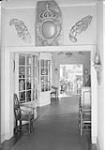 Hotel Tadoussac - dining room interior and exterior showing novelty store. ca. 1942