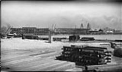 Shipbuilding on Bathurst Street, [Toronto, Ont.]. 25 Apr., 1918