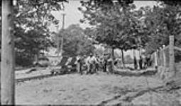 Making a highway in Mimico, [Ont.]. 8 Sept., 1917. 8 Sept. 1917