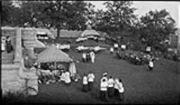 Girl Guide rally on the grounds of [Prellatt's Casa Loma, Toronto]. 25 Sept. 1915