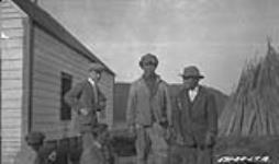 [Labrador Inuit men with Mr. Douglas] Original title: Labrador natives (Mr. Douglas) 28 September 1924