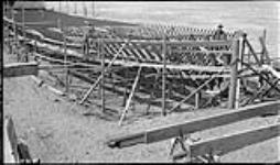 S.S. "Distributor" under construction at Fort Smith, N.W.T June 1920