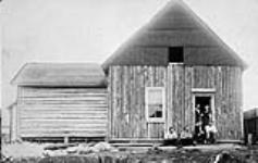 Log house, Timmins, Ontario. c 1911