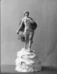Plaster model of Sir Galahad statue, by Ernest Wise Keyser, commemorating Henry Albert Harper. 1903