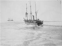 S.S. GREENLAND (foreground) and S.S. SOUTHERN CROSS. ca.1901-1908