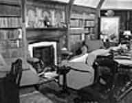 The late Rt. Hon. W.L. Mackenzie King's library at Laurier House. Aug. 1950