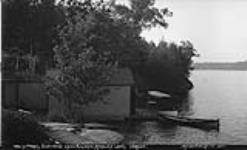 Van Sittart's boathouse, Muskoka Lakes. ca. 1908