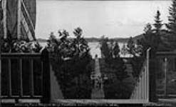 Looking from Belmont House verandah, Muskoka Lakes. ca. 1908