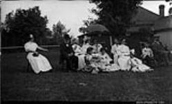 At the Clevelands-Elgin House Baseball Match, Muskoka Lakes. ca. 1908