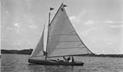 Regatta, dinghy sailing race, Rosseau Lake, Muskoka Lakes. 1908