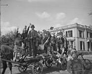 Children celebrating the liberation of the city. 19 Apr. 1945