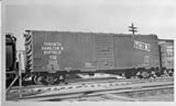 Toronto Hamilton & Buffalo Railway steel boxcar 3235, built August 1949 by National Steel Car. 1949