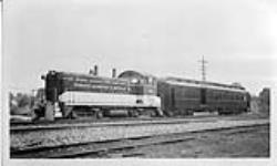 Toronto Hamilton & Buffalo Railway diesel engine no. 58 and combination car no. 37. n.d.