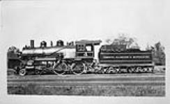 Toronto Hamilton & Buffalo Railway 4-4-0 locomotive no. 4 and tender. n.d.