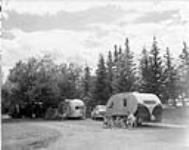 Prince Albert National Park - Trailer Camp at Waskesiu Lake. Aug. 1948