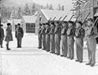 Inspection of Veteran Guard, Internment Camp 130. 24 Feb 1940