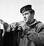 Able Seaman T. Hayes of the 1st Canadian (260th RN) Flotilla, England, 1944. 1944