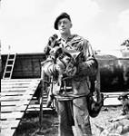 Unidentified paratrooper of the 1st Canadian Parachute Battalion,  England, 1944. 1944.