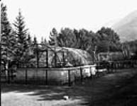 Small animal cages, Banff Zoo, Banff National Park Aug. 1930