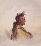Head of a Sioux Indian. 1867.