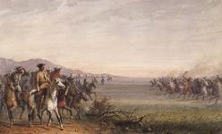 Pawnee Indians on the War-Path. 1867.