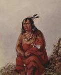 Indien de la tribu des Kansas. 1867