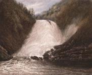First of the St. Feriole Falls, near Ste Anne. October 8, 1840