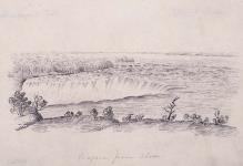 Du haut de Niagara ca. 1838-1842