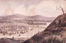Campement des Chasseurs de bisons 5 mai 1862