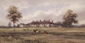 Les casernes de Butler, construites en 1780 ca. 1890