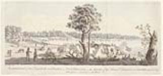 Campement des Loyalistes à Johnstown (Cornwall) 6 juin 1784