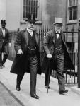 Rt. Hon. Robert Borden and Hon. Winston Churchill leaving the Admiralty 1912.