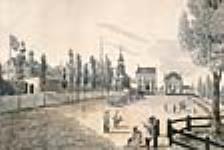 Vue du Champ-de-Mars, Montréal 1830