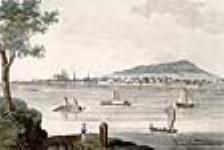Vue de Montréal à partir de l'île Sainte-Hélène 1830