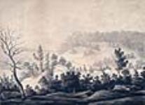 Vue de Queenston, à partir d'une jetée à l'ouest, Haut-Canada 29 novembre 1805