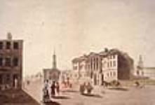 Vue en perspective de l'édifice de gouvernement provincial de Halifax, à partir du nord-est juillet 1819