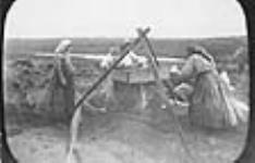 Vannage du grain par des femmes doukhobors 1899