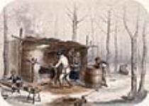 Cabane à sucre au Canada 1849