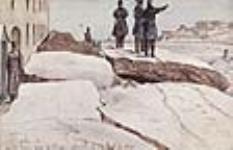 Route détruite par les glaces, rue de l'Eau, Montréal January 5, 1840
