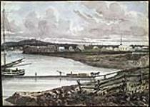 Vue du fort et de l'église Chambly 1838