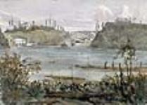 Entrée du canal Rideau, Bytown, vers 1838 ca 1838